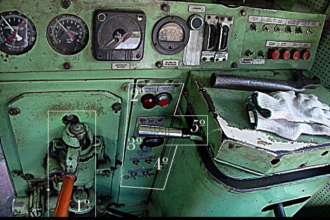Locomotiva no Curado em 2012. Foto ilustrativa; não retrata o VLT nem a colisão.